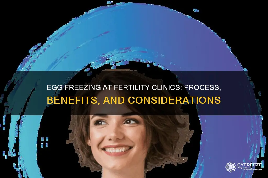 do fertility clinics freezing eggs