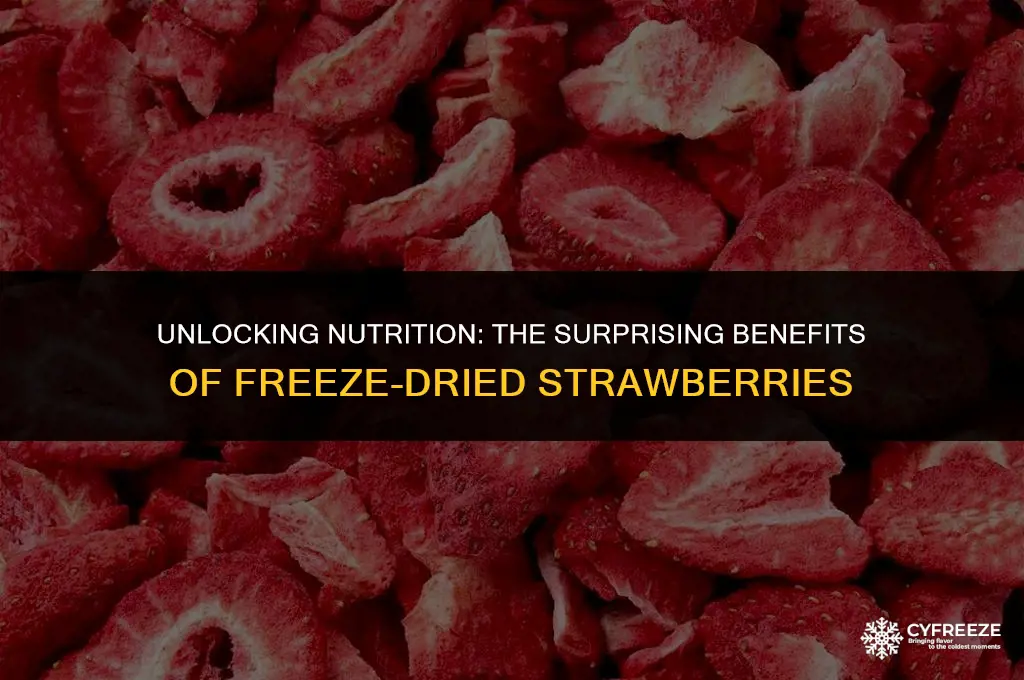 do freeze dried strawberries have nutrients