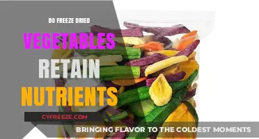 Nutrient Retention in Freeze-Dried Vegetables: A Comprehensive Guide
