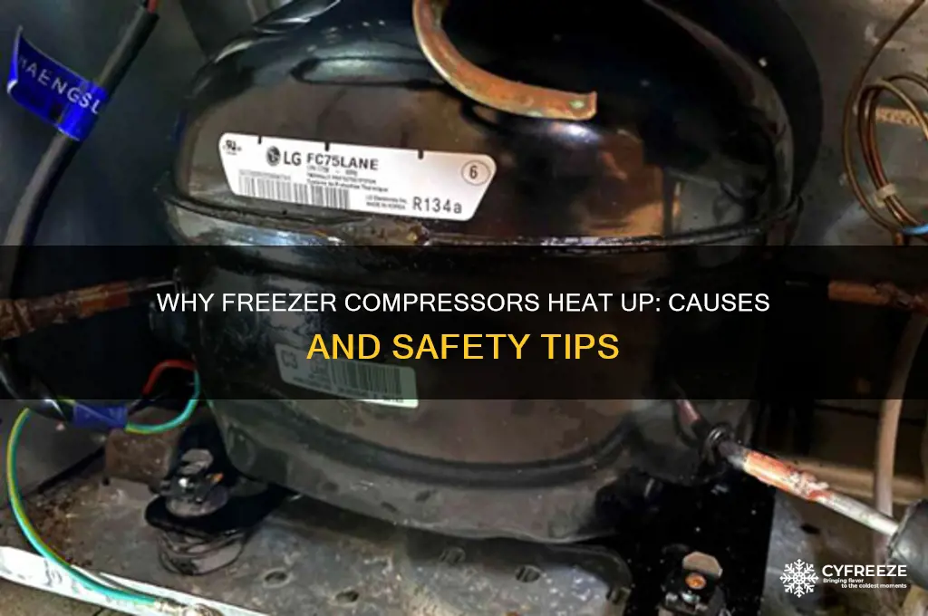 do freezer compressors get hot