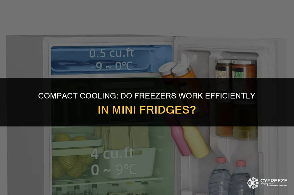 do freezer working in mini fridge