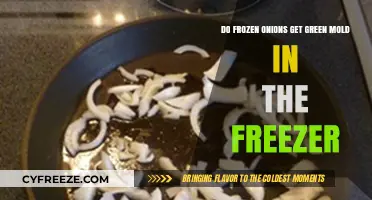 Can Frozen Onions Grow Green Mold in Your Freezer?