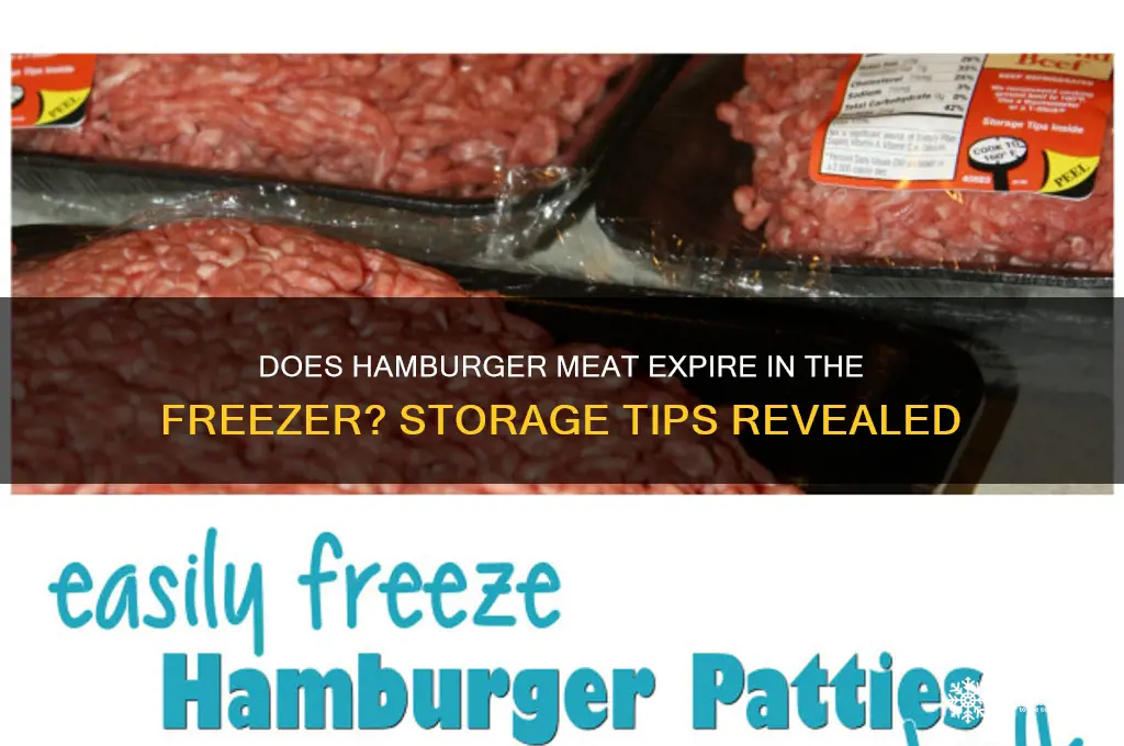 do hamburger meat get old in the freezer