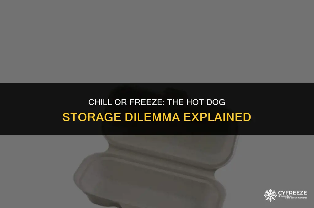do hot dogs go in the fridge or freezer