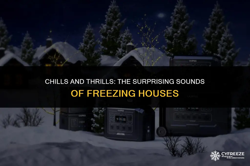 do houses make noises when it starts to freeze