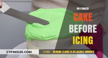 Mastering the Art of Cake Icing: Freeze or Not to Freeze?