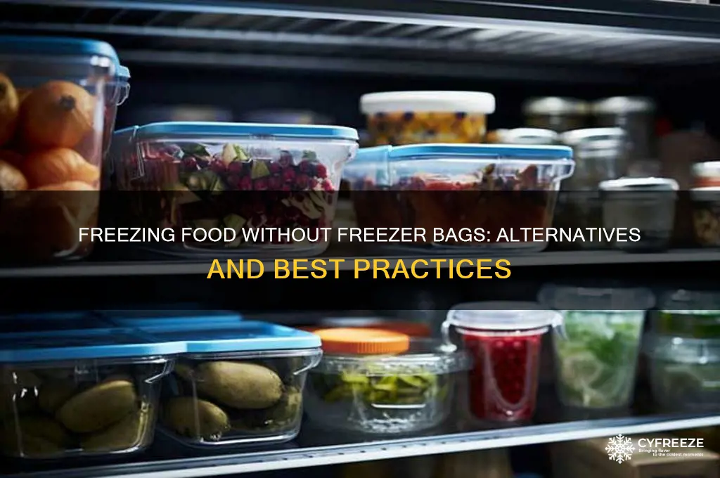 do i have to use freezer bags to freeze food