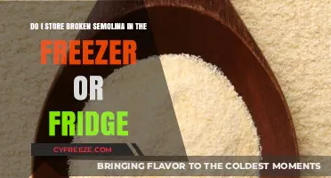 The Ultimate Guide to Storing Broken Semolina: Freezer or Fridge?