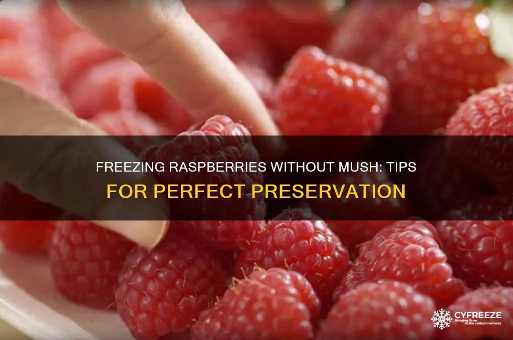 do it work to freeze raspberries without getting mushy