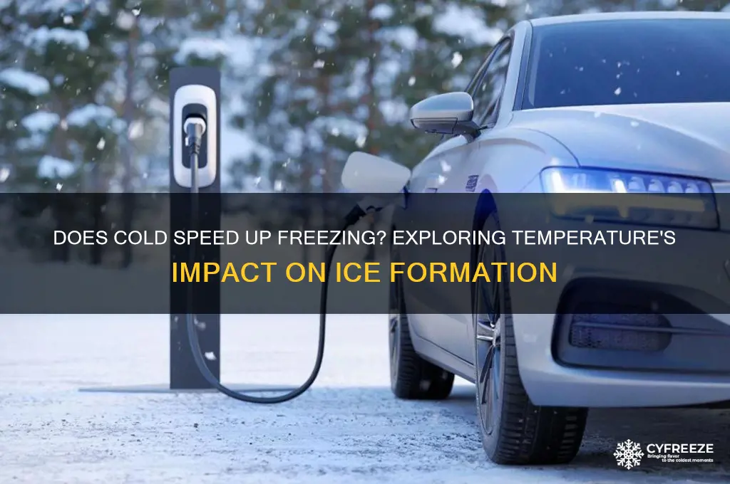 do lower temperatures hasten freezing