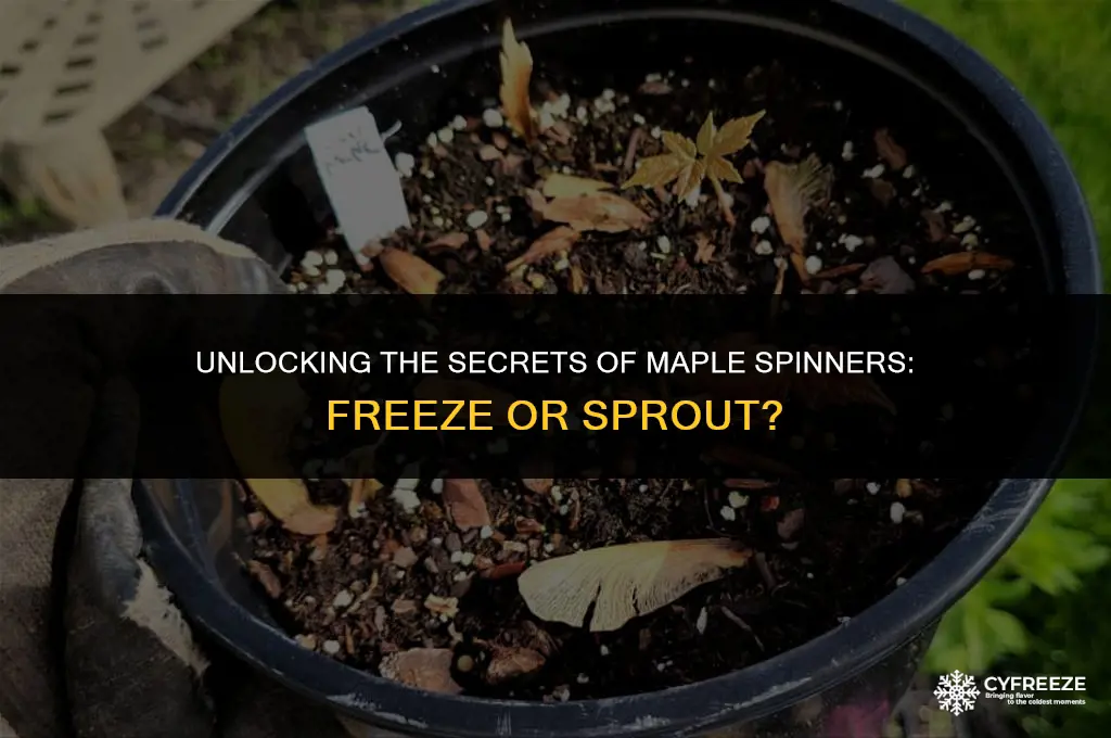 do maple spinners have to freeze before they will sprout