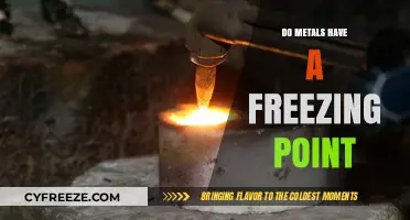 Do Metals Freeze? Exploring the Freezing Point of Metals