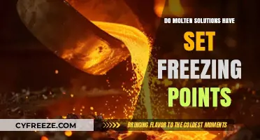 Molten Solutions: Understanding Their Unique Freezing Point Behavior