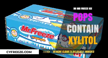 Chilling Facts: Xylitol in Mr. Freeze Ice Pops?