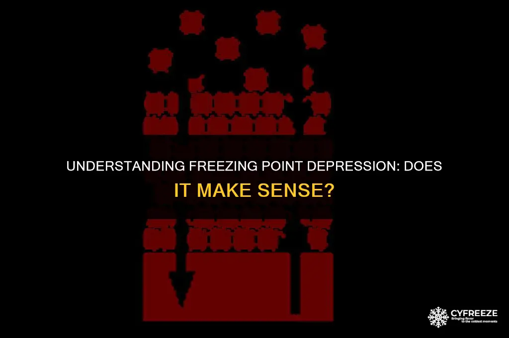 do my freezing point depression make sense