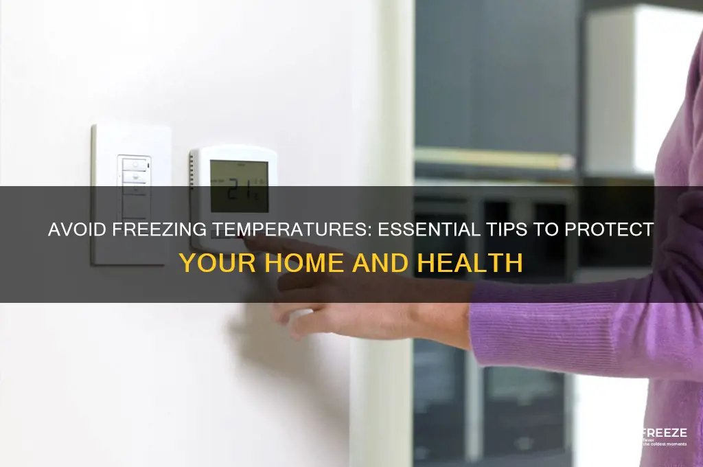 do not freeze temperature