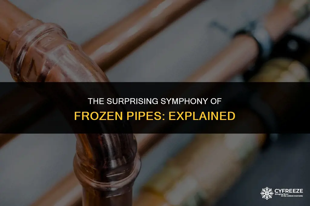 do pipes make a sound when they freeze
