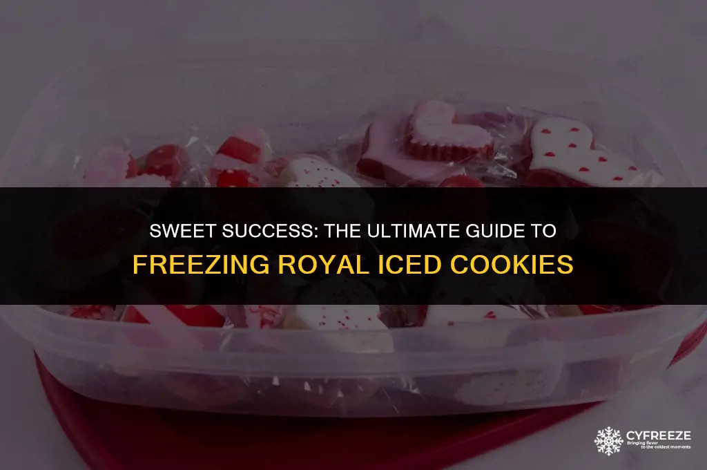 do royal iced cookies freeze well