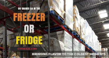 Chill or Freeze: The Optimal Storage for Your Shakes
