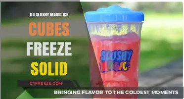 The Chill Mystery: Do Slushy Magic Ice Cubes Freeze Solid?