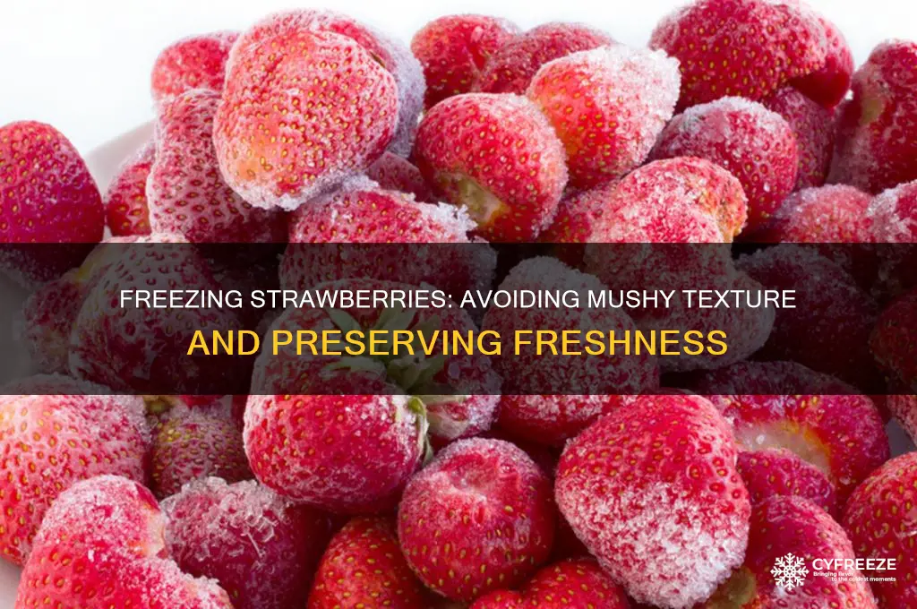 do strawberries get mushy after freezing