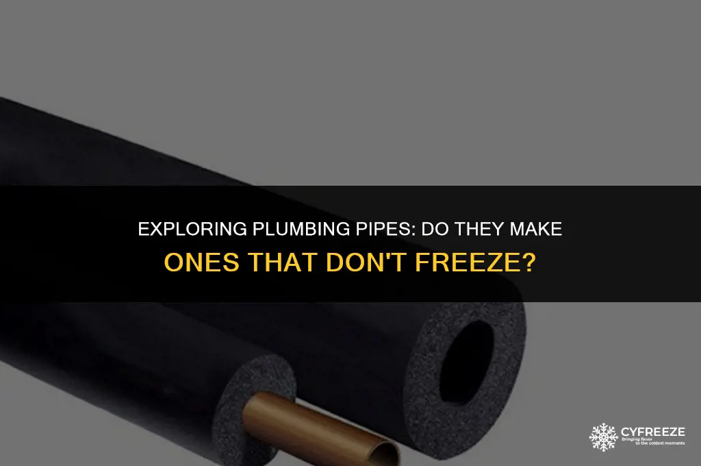 do they make plumbong pipes that dont freeze