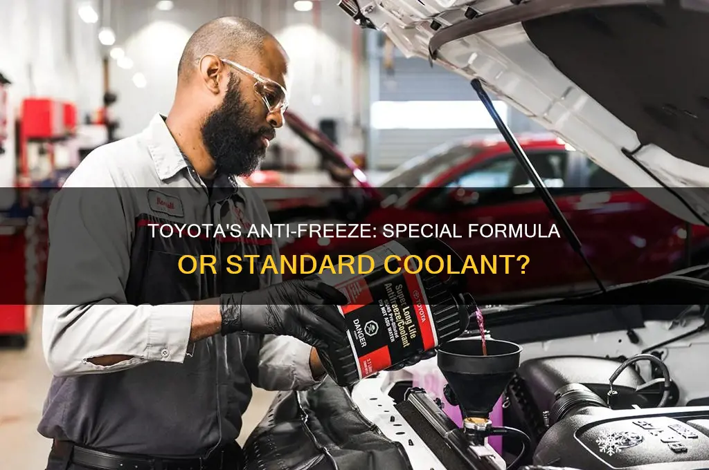 do toyotas use special anti-freeze