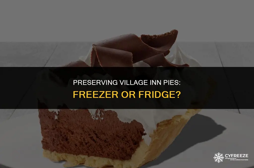do village inn pies go in freezer or fridge