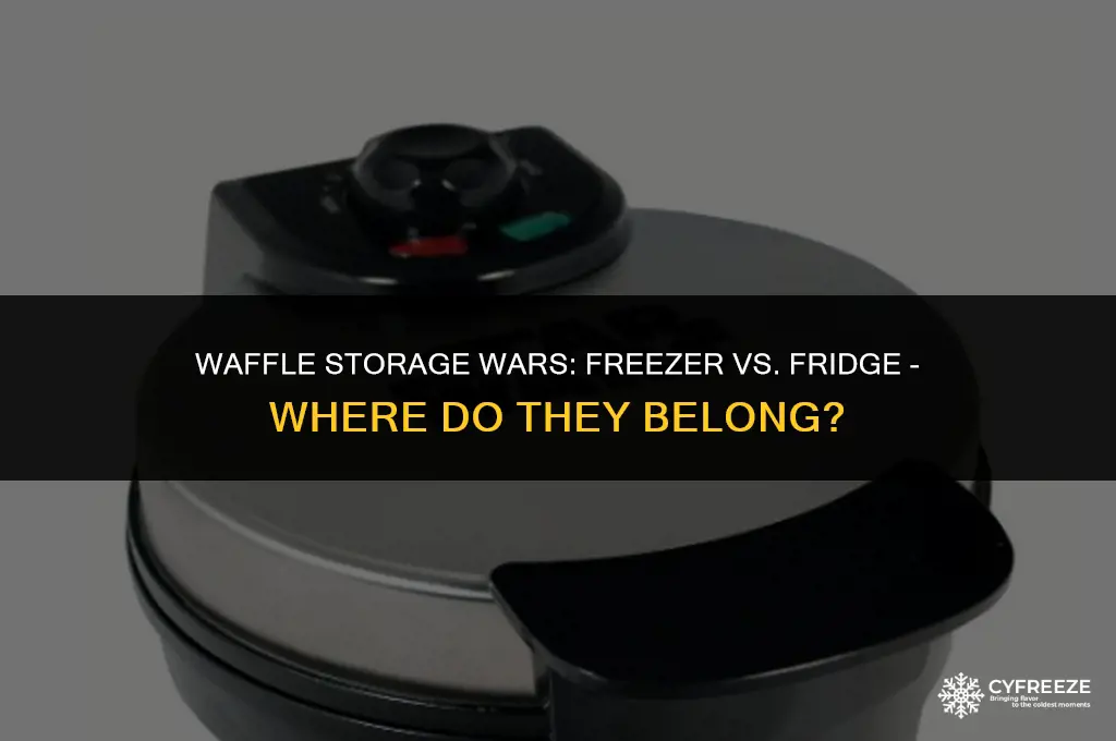 do waffles go in the freezer or fridge