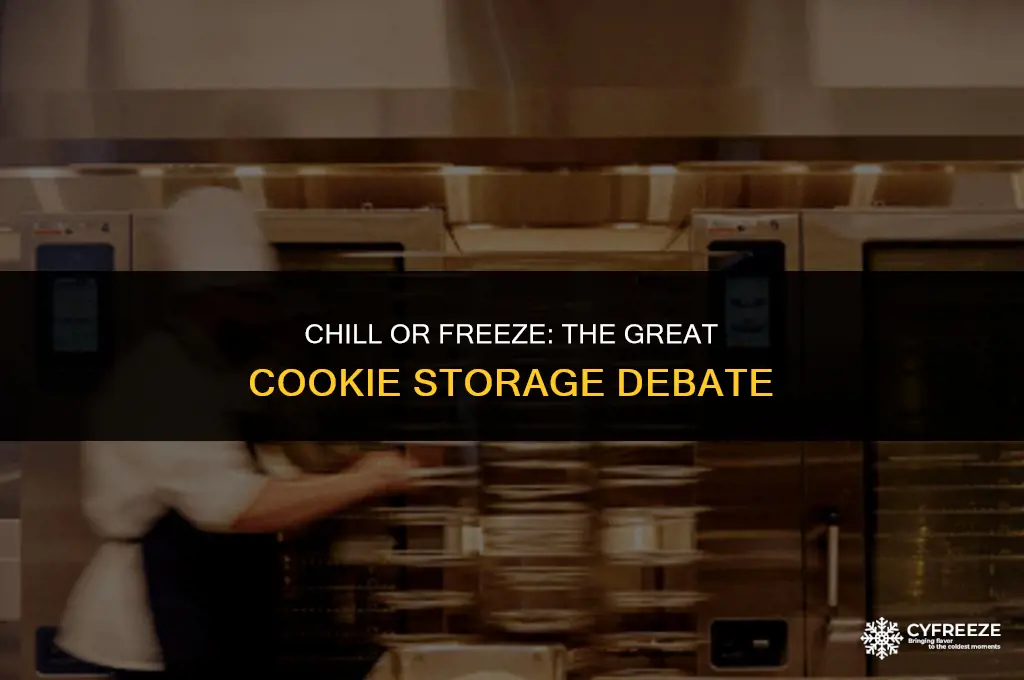 do you chill cookies in the fridge or freezer