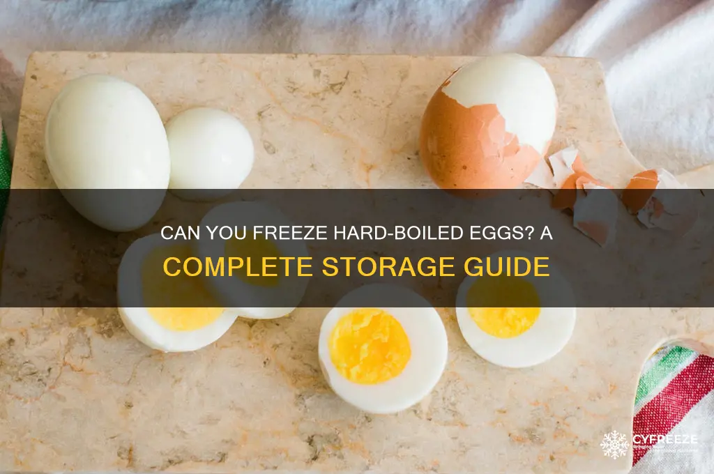 do you freeze hard boiled eggs
