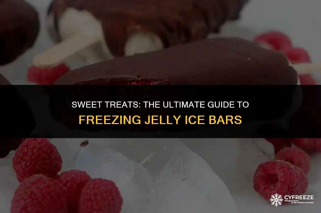 do you freeze jelly ice bar