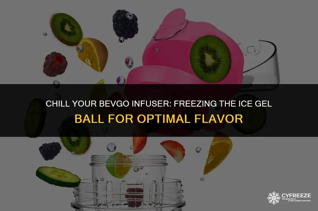 do you freeze the ice gel ball from bevgo infuser
