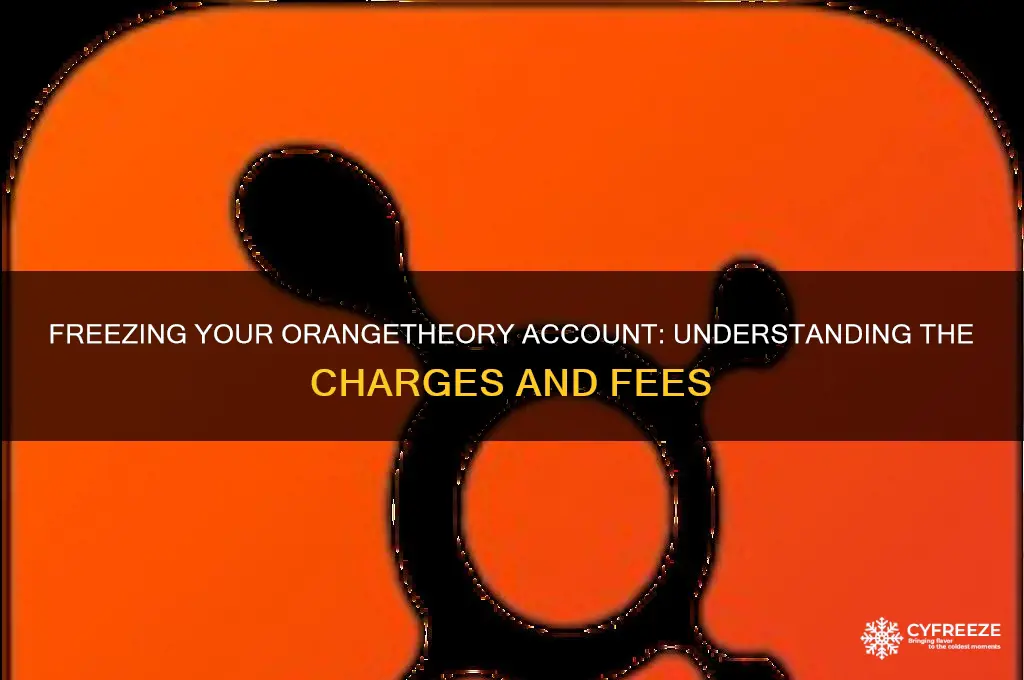 do you get charged when you freeze your orangetheory account