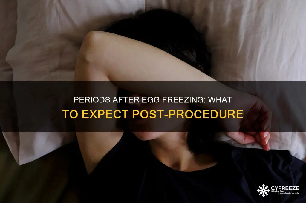 do you get periods after freezing eggs