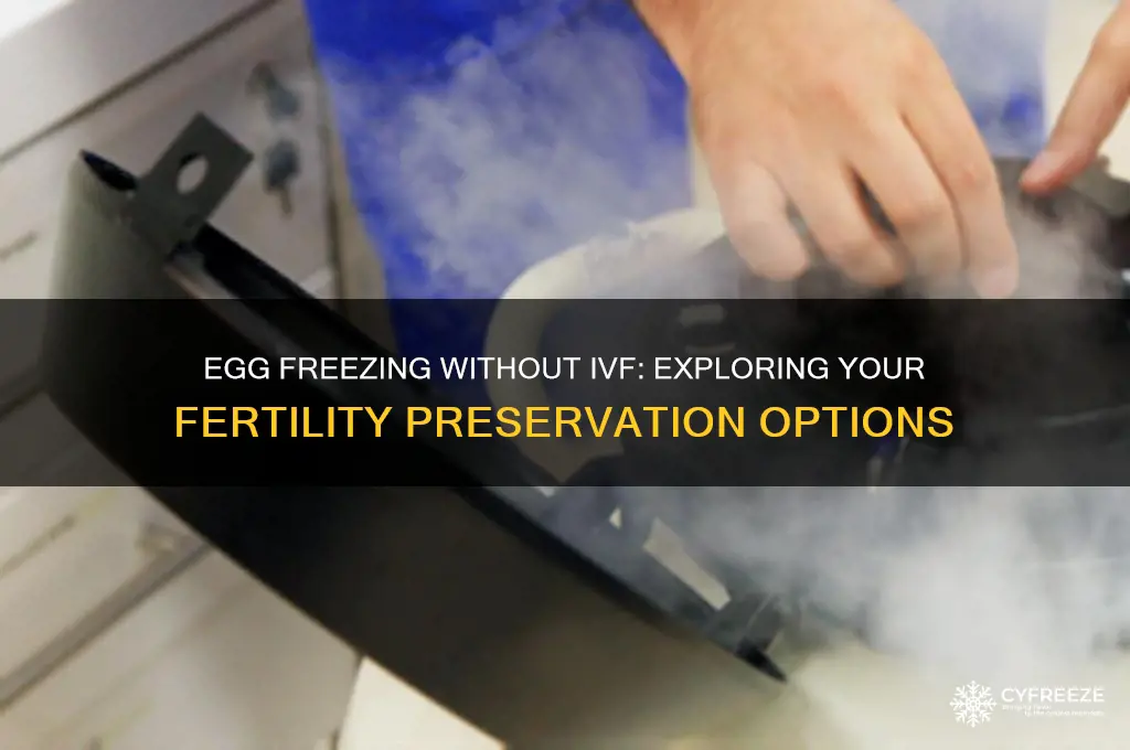 do you have to do ivf to freeze eggs