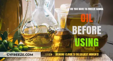 Should You Freeze Canna Oil Before Use? Essential Tips Revealed