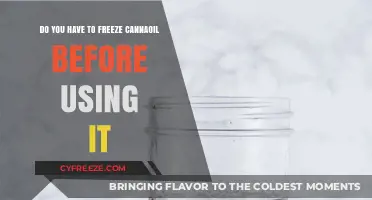 Should You Freeze Cannaoil Before Use? A Quick Guide