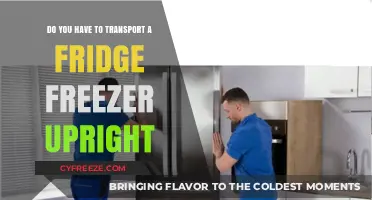 Transporting a Fridge Freezer: Upright or On Its Side?