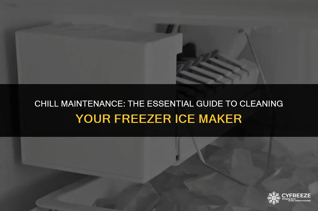 do you need to clean ice maker in freezer