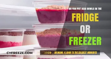 Chill or Freeze? The Optimal Storage for Your Acai Bowls