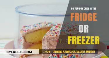 Chill or Freeze: The Great Cake Storage Debate