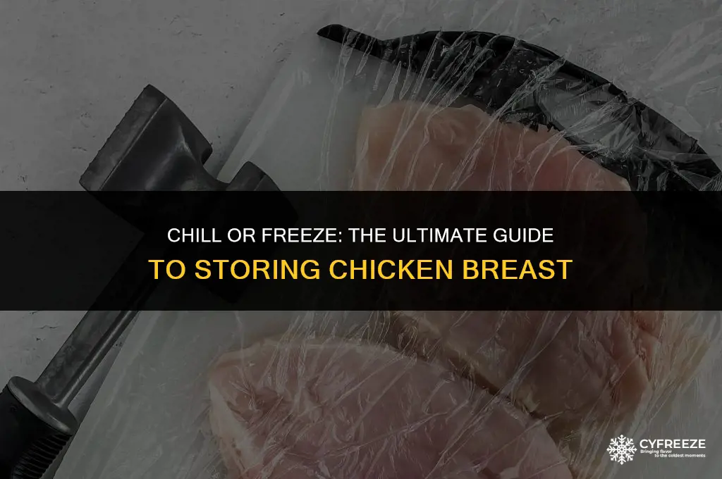 do you put chicken breast in the freezer or fridge