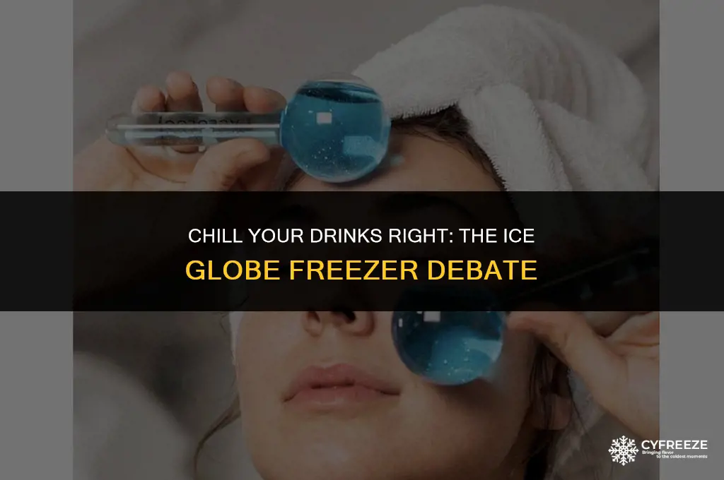 do you put ice globes in the freezer