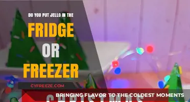 Chill or Freeze: The Great Jello Storage Debate