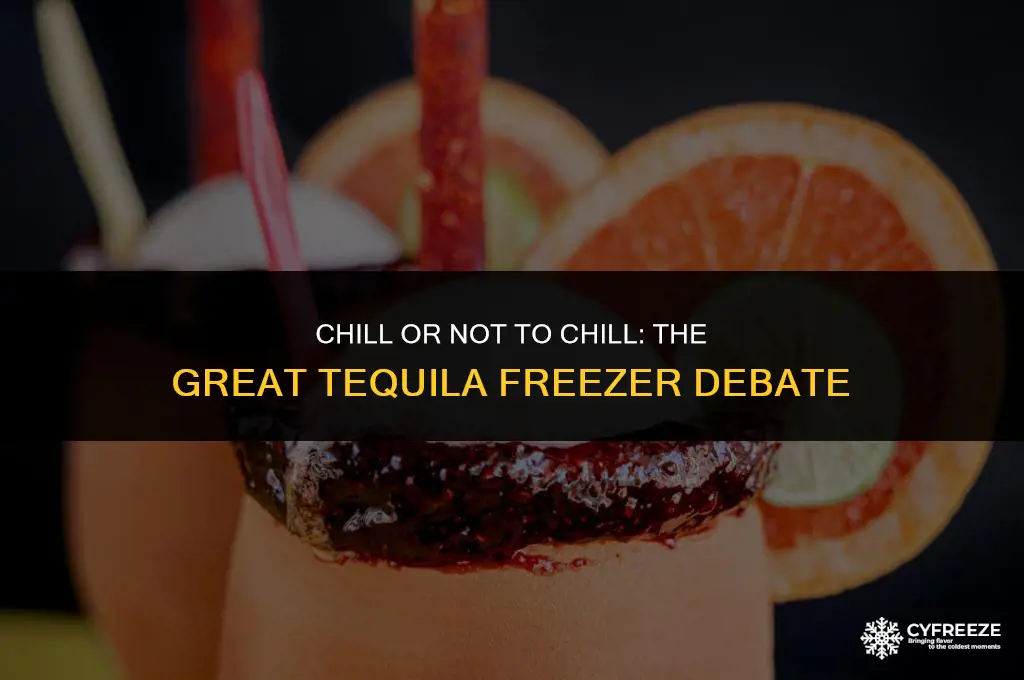 do you put tequila in the freezer