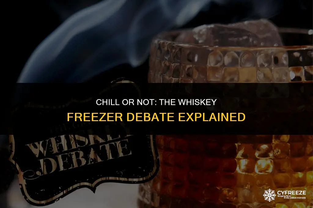 do you put whiskey in the freezer