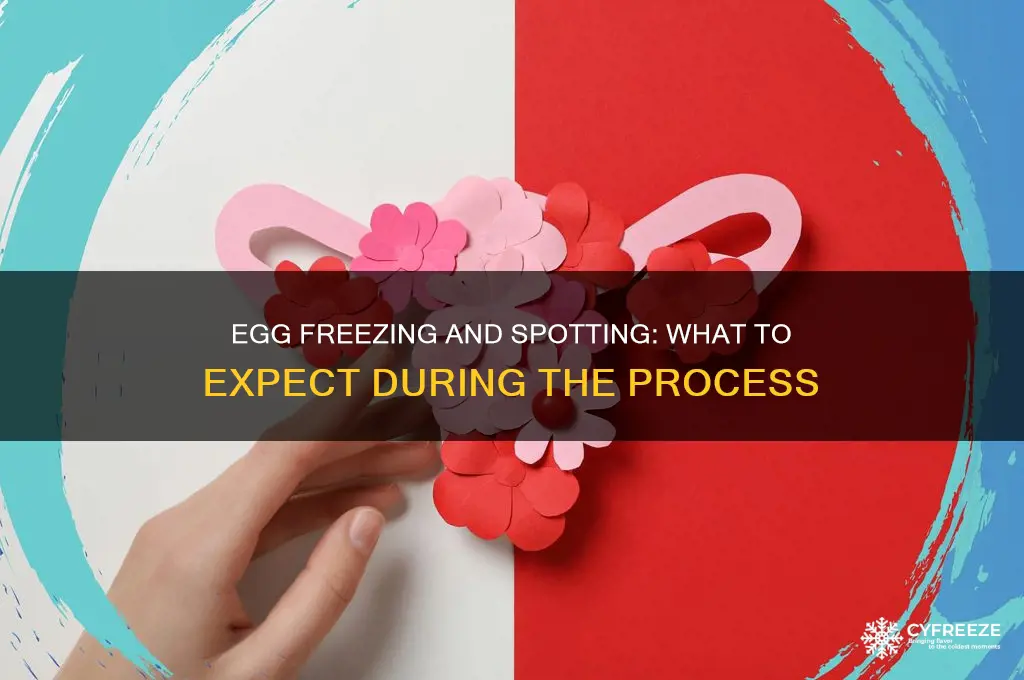 do you spot while freezing your eggs