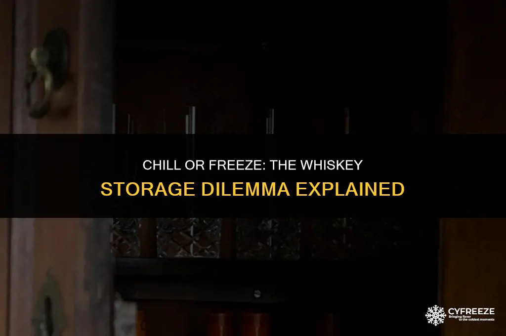 do you store whiskey in the fridge or freezer