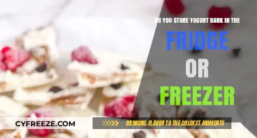 Chill or Freeze? The Ultimate Guide to Storing Yogurt Bark